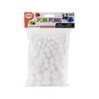 White Craft Poms Pom-pom Puffs Assorted Sizes Pcs (NMPM1001) New. Price: $6.95.