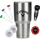 New Callaway Golf Stainless Steel 30OZ Tumbler Gift Set. Price: $59.99.