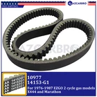 Drive Belt Fits Ez Go Gas 2 Cycle 1976 To 1987 (10977) 14153-G1 New. Price: $31.99.