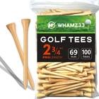 Professional Wooden Golf Tees 2 3/4 Inch Pack 100 Natural New. Price: $13.23.