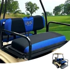 10L0L Golf Cart Rear Seat Cover For Yamaha Ezgo Club Blue Black - Xs New. Price: $29.99.
