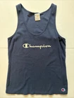 Champion Youth Tank Top Size Medium Blue Cotton Blend Script Logo Authentic Pre-owned. Price: $7.95.