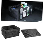 Car Trunk Organizer, Waterproof Adjustable Vehicle Storage Box, Black New. Price: $23.05.