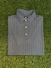 Footjoy Men Performance Stretch Polo Navy/white Flower Large Nwot CG-545 New. Price: $34.99.