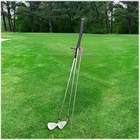 Premium V-shaped Golf Club Caddy Stand Durable Purple Holder Made In Usa New. Price: $19.99.