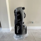 Titleist Players Stand Bag Gray/graphite/black 5-WAY Divider Dual Strap New. Price: $199.99.