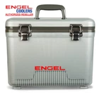 Engel 13QT Leak-proof, Air Tight, Hard Sided Cooler / Lunchbox Silver New. Price: $79.99.