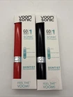 2- Voom Sonic Go 1 Series Travel Electric Toothbrush Battery Op Red Black New. Price: $17.99.