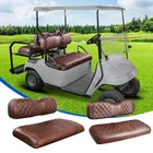 Golf Cart Seat Covers 4PCS Front Rear Diamond Ezgo Txt Rxv Brown 1994-2013 Fits New. Price: $154.99.