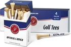 Saplize Bamboo Golf Tees Pack Of 100 Or 150, Four Size Options (3-1/4", 2-3/4", New. Price: $22.99.