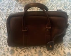 Nwt Links & Kings Crown Club Brown Leather Duffle Bag Cafe New. Price: $131.25.