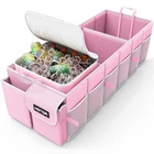 Hotor Trunk Organizer, Sturdy Foldable With Cooler For Car & Suv, Large, Pink New. Price: $61.55.