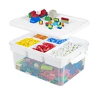 Creahaus 16L Organizers And Lego Storage Box With Removable Tray An... Fast Ship New. Price: $47.24.