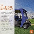 Classic Accessories Fairway Deluxe 4-SIDED 4-PERSON Golf Cart Enclosure Sand Used. Price: $167.71.