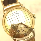 UW6: Rare Elgin Golf Ball Jump Hour 10K Rgp Direct Read Mens Wrist Watch Ticking For. Price: $275.00.