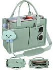 Besbesme Canvas Tote Bag For Women With Zipper & Compartments- Multi-pocket Work New. Price: $69.72.