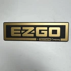 E-z-go Txt & Marathon Golf Cart Emblem/nameplate Black/gold 1988 2013, B10 New. Price: $29.99.