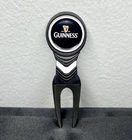 Guinness Beer Metal 3 Golf Divot Tool & 1" Coin Ball Marker Black White Silver New. Price: $15.00.