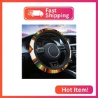 Swono Mexican Boho Steering Wheel Cover Colorful Stripes Geometric Universal 15 New. Price: $16.66.
