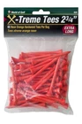 Jef World Of Golf Gifts And Gallery, Inc. 2 3/4-INCH Extreme Tee 65 Orange New. Price: $16.99.