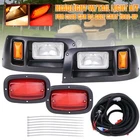 Golf Cart Adjustable Halogen Headlight Tail Kit For Club Ds 1982-UP New. Price: $69.99.