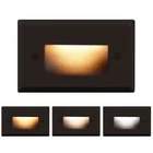 120V Dimmable 3CCT Step Lights,stair Outdoor,zinc Alloy/aluminum Cover... New. Price: $107.49.