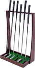 Indoor Wooden Golf Putter Stand 6-SLOT Brown Display Rack New. Price: $115.75.
