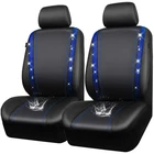 Car Pass Leather Diamond Bling Seat Covers 2 Front - Waterproof Universal Fi New. Price: $42.72.