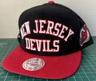 Nwt Mitchell & Ness Nhl New Jersey Devils Team Script Snapback Hat Cap Free Ship. Price: $33.99.