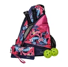 Ladies Pickleball Sling Bag -"tropicana" Expressly Designed For New. Price: $39.99.