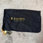 Footjoy Classics Golf Shoe Bag Black Drawstring Pouch Handcrafted Usa Used. Price: $9.95.
