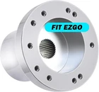 Golf Cart Steering Wheel Adapter Hub Only For Ezgo Txt & Rxv 5-6 Holes, Silver New. Price: $29.99.