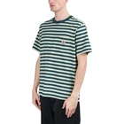 Carhartt Wip Scotty Stripe Pocket T-shirt Nwt Pre-owned. Price: $30.00.