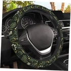 Steering Wheel Cover,berries And Leaves Elastic Non-slip Tropical Flowers New. Price: $24.25.