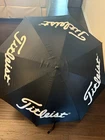 Titleist Single Canopy Golf Umbrella 57" Black Rain Dry Course Jumbo Extra Large New. Price: $79.95.