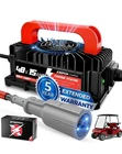 Exefch 48 Volt 15 Amp Golf Cart Charger With 3-PIN Round Plug For Club CAR(S250) New. Price: $74.99.