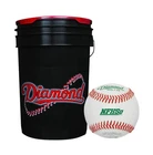 Diamond 6-GALLON Bucket With 30 DOL-1 Nfhs Leather Baseballs New. Price: $278.57.