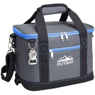 Blue Insulated Cooler Bag 6L Collapsible X 12 8.5", Grey With Trim New. Price: $62.99.