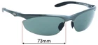 Sfx Replacement Sunglass Lenses Fits Callaway Golf Eyewear H301GN - 73MM Wide New. Price: $44.99.