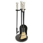 Minuteman Holden Fireplace Tool Set, Satin Nickel MINI-13SN New. Price: $124.99.