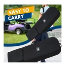 Caddydaddy Black Golf Travel Bag With Wheels, Carry Handle, 50X15X14.5IN New. Price: $29.99.