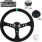 Suede Steering Wheel+quick Release+hub Adapter For Eclipse Lancer Galant Impreza New. Price: $88.88.