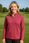 Ping Sensor Cool Golf Long Sleeve Shirt Womens Size 10 Red Cardinal Zip Active Pre-owned. Price: $15.96.