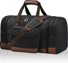 Litvyak Duffle For Travel, Canvas Duffel Bags 50L, Black New. Price: $71.82.