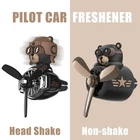 Rotating Pilot Bear Car Air Freshener Vent Clip Perfume Aroma Diffuser Fan New. Price: $48.99.