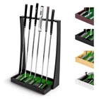 Gosports Premium Wooden Golf Putter Stand - Indoor 29" X 17" 11", Black New. Price: $117.99.
