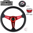 Red 14IN Steering Wheel+quick Release+hub Adapter 160H For Mazda Miata RX-7 MX-3 New. Price: $80.88.