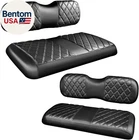 4PCS Golf Cart Diamond Seat Covers Kit,front And Rear Fits For Ezgo/ New. Price: $173.16.