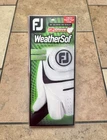 Fj Footjoy Weathersof Golf Gloves 2 Pack White/black Regular Right Large New. Price: $25.00.