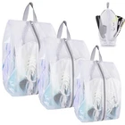 Selftek Shoe Bags For Travel, 3 Pack Size Double-sided Zipper White New. Price: $19.91.